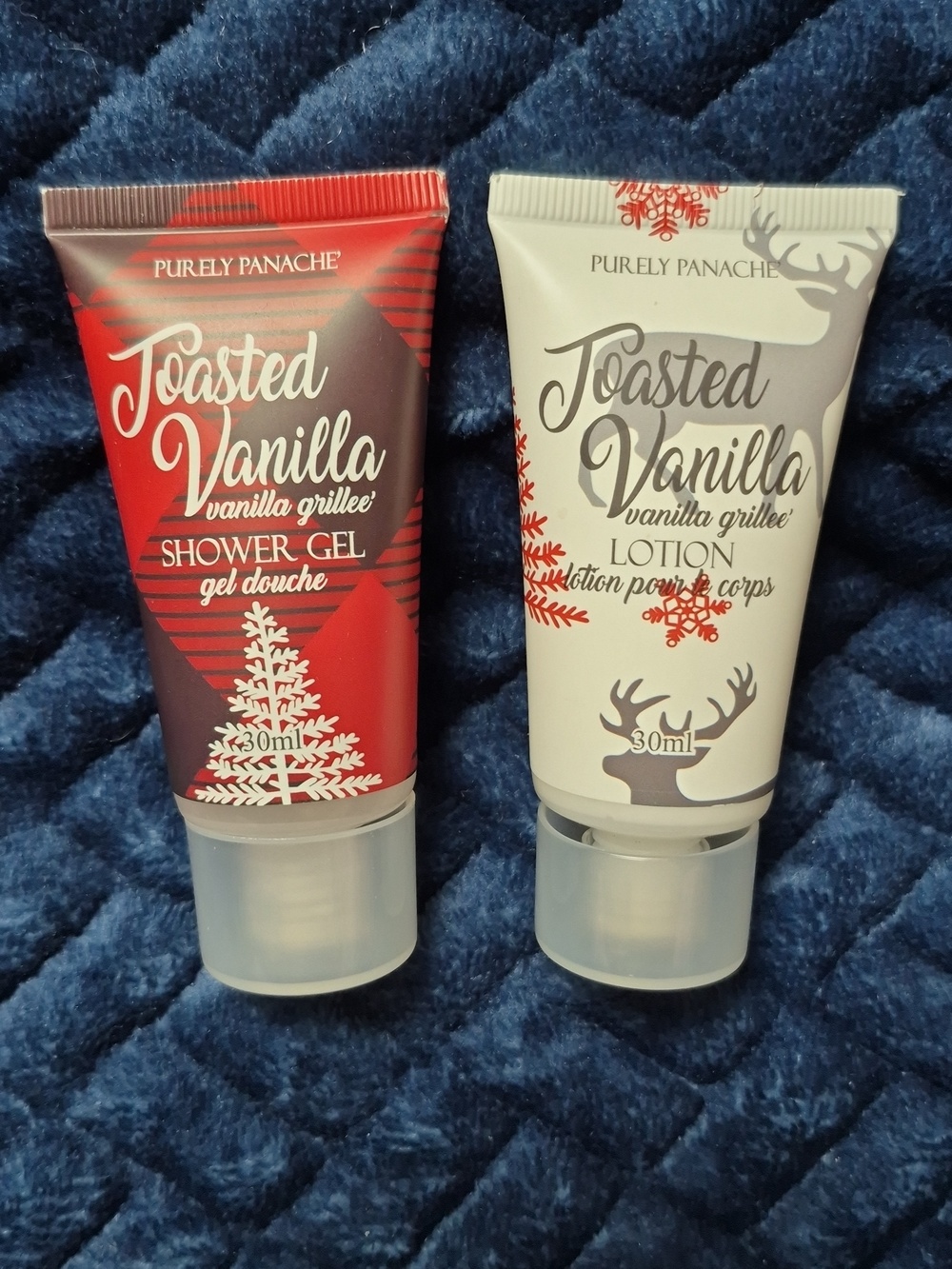 Purely Panache Toasted Vanilla Shower Gel & Lotion, New & Sealed